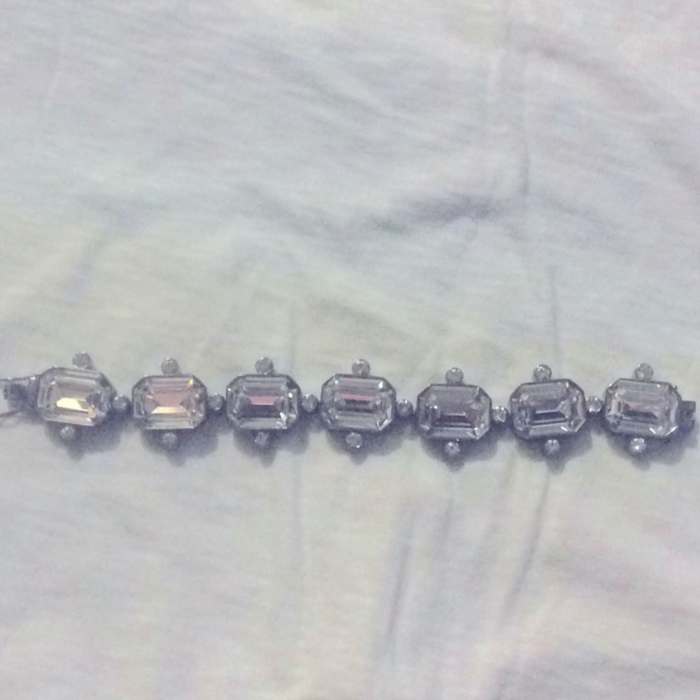 Stunning clear crystal bracelet